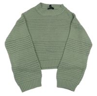 Khaki crop svetr New Look