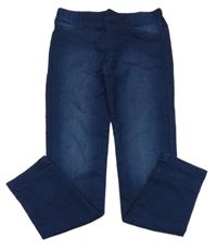 Tmavomodré teplákové džegíny