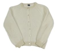 Smetanový propínací svetr Kiabi