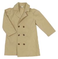 Béžový šusťákový kabát Shein