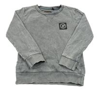 Šedá mikina s nášivkou Ravagio