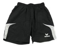 Černo-bílé šusťákové kraťasy Erima