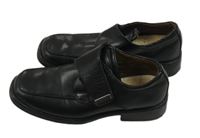 Černé koženkové společenské boty vel. 36