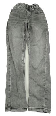 Nové - šedé melírované skinny rifle C&A