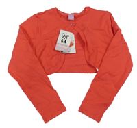 Nové - červené propínací pletené bolerko Dopodopo