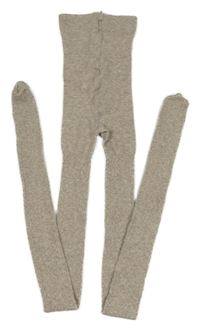 Béžové vzorované punčocháče H&M