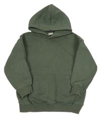 Khaki mikina s kapucí Zara