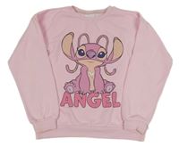 Světlerůžová mikina s Angel Disney