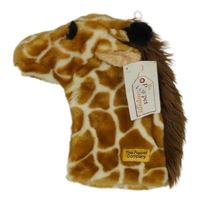 Nové - béžovo-smetanový plyšový maňásek na ruku - žirafa 
