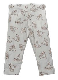 Bílé legíny s Bambim Primark