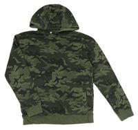 Khaki army mikina s kapucí George