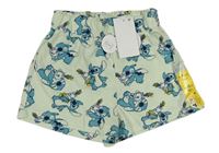 Mintové kraťasy se Stitchem zn. Primark