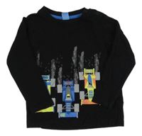 Černé triko s formulemi Dopodopo