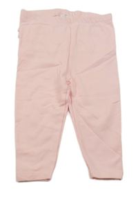 Světlerůžové zateplené legíny s volánky C&A