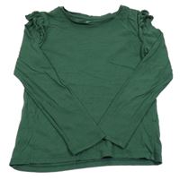 Zelené triko s volánky C&A