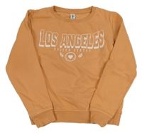 Oranžová mikina s nápisem Yigga