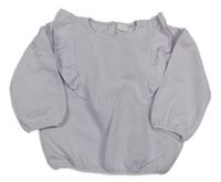 Lila mikina s volánky Next