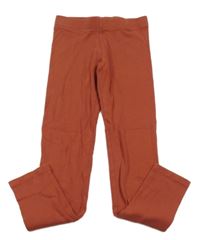 Cihlové žebrované legíny M&S