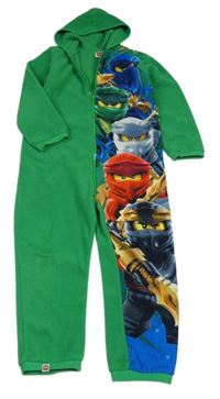 Zelená fleecová kombinéza s kapucí - Lego Ninjago 