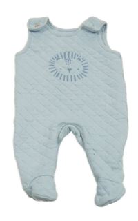 Světlemodré teplákové dupačky s lvíčkem Matalan