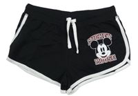 Černé kraťasy s Mickeym Disney