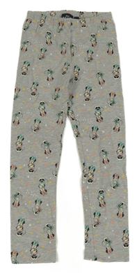 Šedé legíny s Minnie Disney