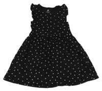 Černo-bílé vzorované šaty H&M