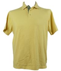 Pánské žluté polo tričko Cotton 