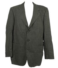 Pánské černo-béžové vzorované sako Bersani 