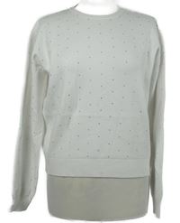 Dámský smetanový svetr s kamínky M&S