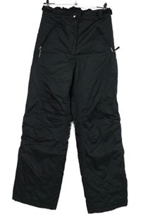 Dámské černé šusťákové funkční oteplovačky Anzoni 