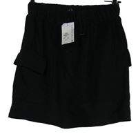 Nové - Dámská černá tepláková sukně s kapsami Primark 