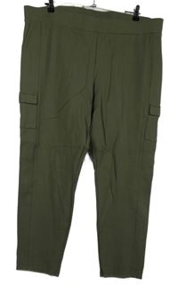Dámské khaki tregíny s kapsami Gina Benotti 