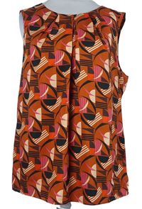 Dámská cihlová vzorovaná halenka New Look 