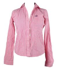 Dámská růžovo-bílá kostičkovaná halenka Gilly Hicks 