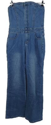 Nové - Dámský modrý riflový kalhotový overal Cider 