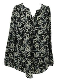 Dámská černo-béžová vzorovaná halenka Zizzi 