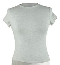 Dámské šedé crop tričko H&M