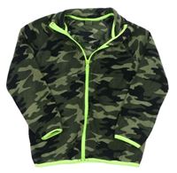 Army fleecová propínací mikina Kiki&Koko