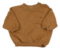 Béžová oversize mikina s výšivkou George