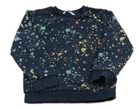 Tmavomodrá mikina s flíčky M&S