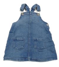 Modré laclové riflové šaty Primark