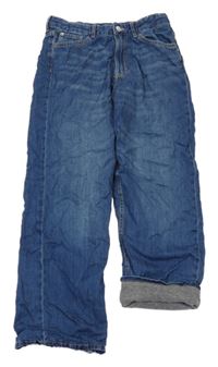 Modré podšité rifle H&M