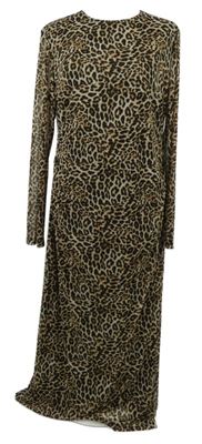 Dámské béžovo-hnědé síťované šaty George