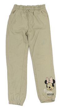 Béžové tepláky s Minnie Disney 