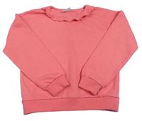 |Růžová oversize mikina s límečkem Matalan