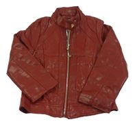 Bordó koženková bunda 