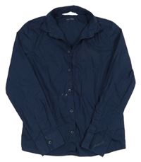 Tmavomodrá košile H&M