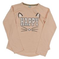 Světerůžové triko se zajícem Y.F.K.