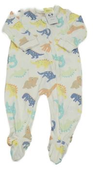 Nové - Bílý overal s dinosaury 